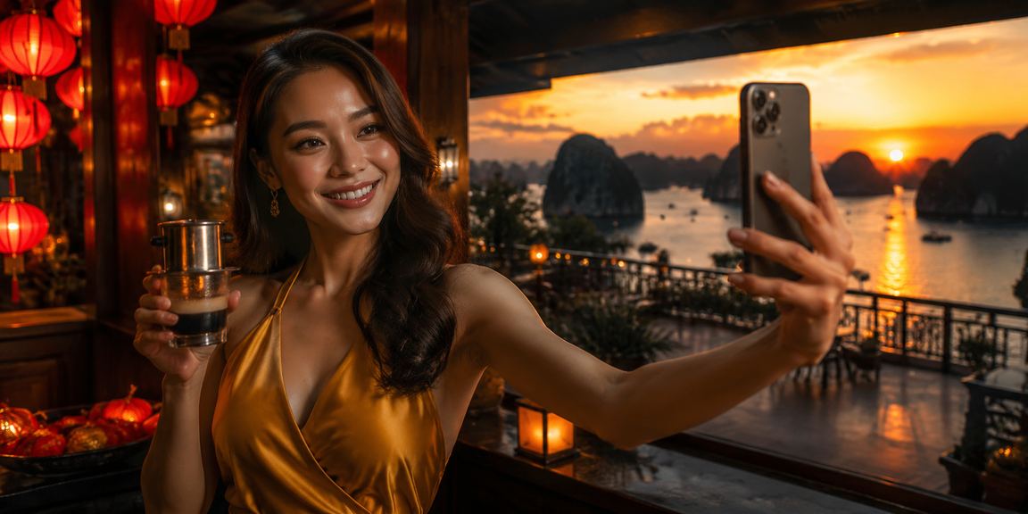 Phong bì đỏ may mắn và cà phê Hội An – biểu tượng ưu đãi thưởng dịp lễ tại Việt Nam